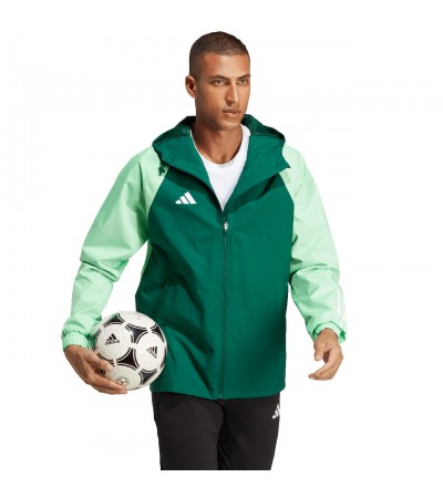 Kurtka męska adidas Tiro 23 Competition All Weather zielona IC4570