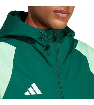 Kurtka męska adidas Tiro 23 Competition All Weather zielona IC4570