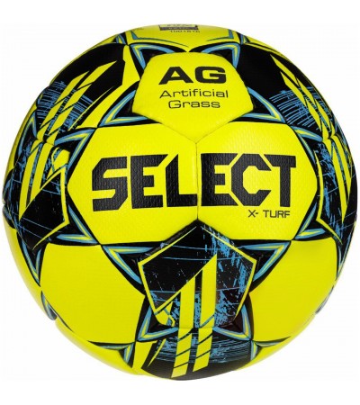 Piłka nożna Select X-Turf 5 v23 FIFA Basic żółto-niebieska 17785