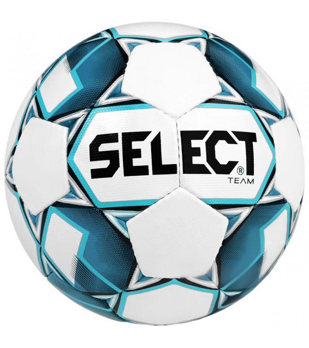 Piłka nożna Select Team 4 2019 biało-niebieska 15057