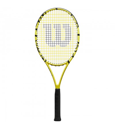 Rakieta do tenisa ziemnego Wilson Minions 25 Junior z plecakiem 3 7/8 żółta WR064310F001