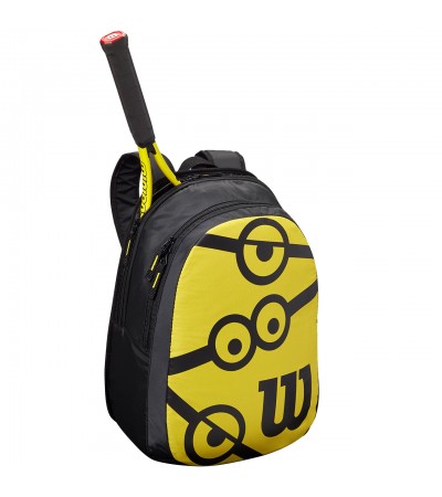 Rakieta do tenisa ziemnego Wilson Minions 25 Junior z plecakiem 3 7/8 żółta WR064310F001