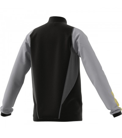 Bluza dla dzieci adidas Tiro 23 Competition Training czarno-szara HU1313
