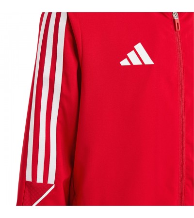 Kurtka dla dzieci adidas Tiro 23 League Windbreaker czerwona IA1624
