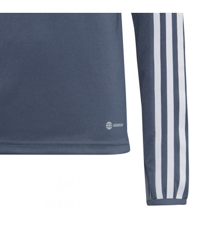 Bluza dla dzieci adidas Tiro 23 League Training Top szaro-biała HS3491