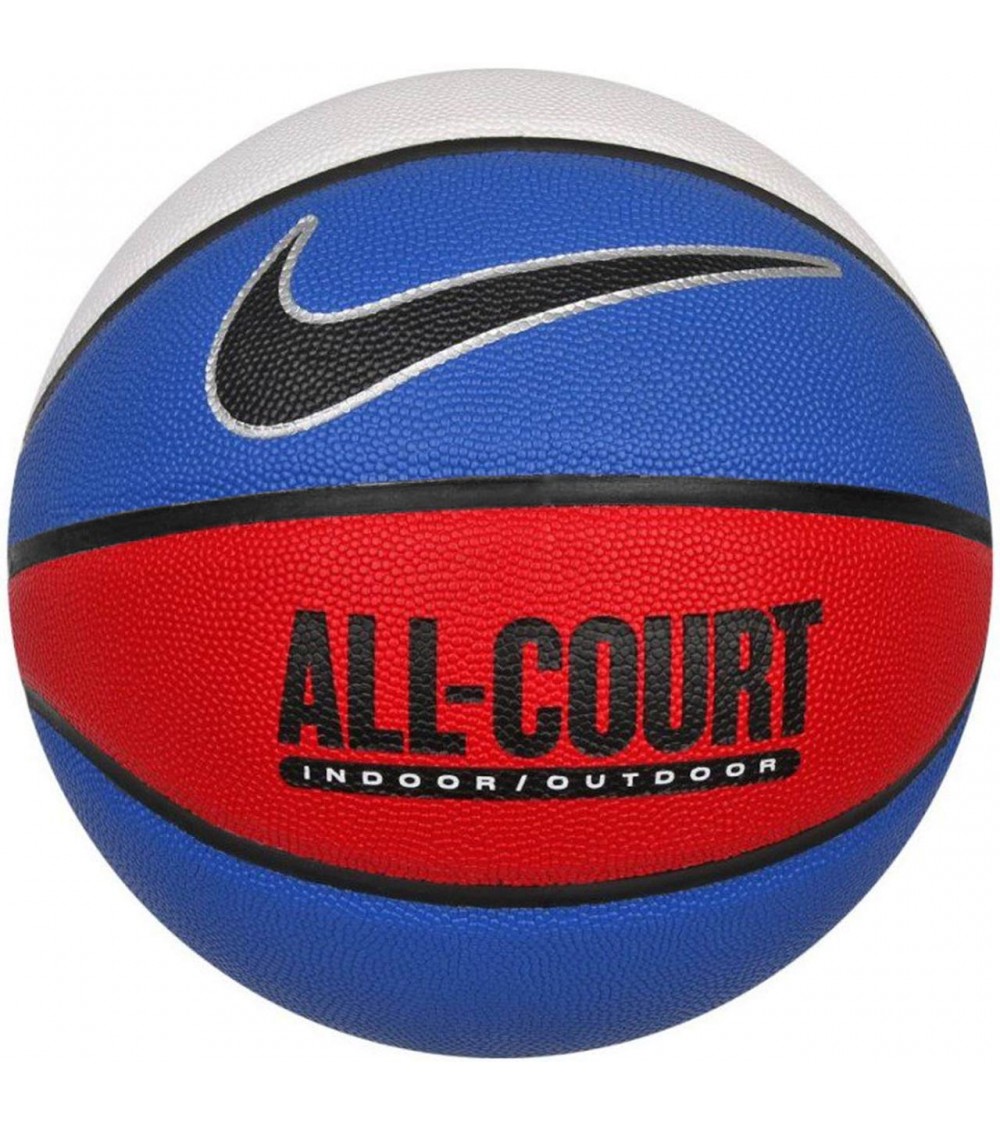 Piłka koszykowa Nike Everyday All Court 8P Deflated niebiesko-biało-czerwona N100436947007