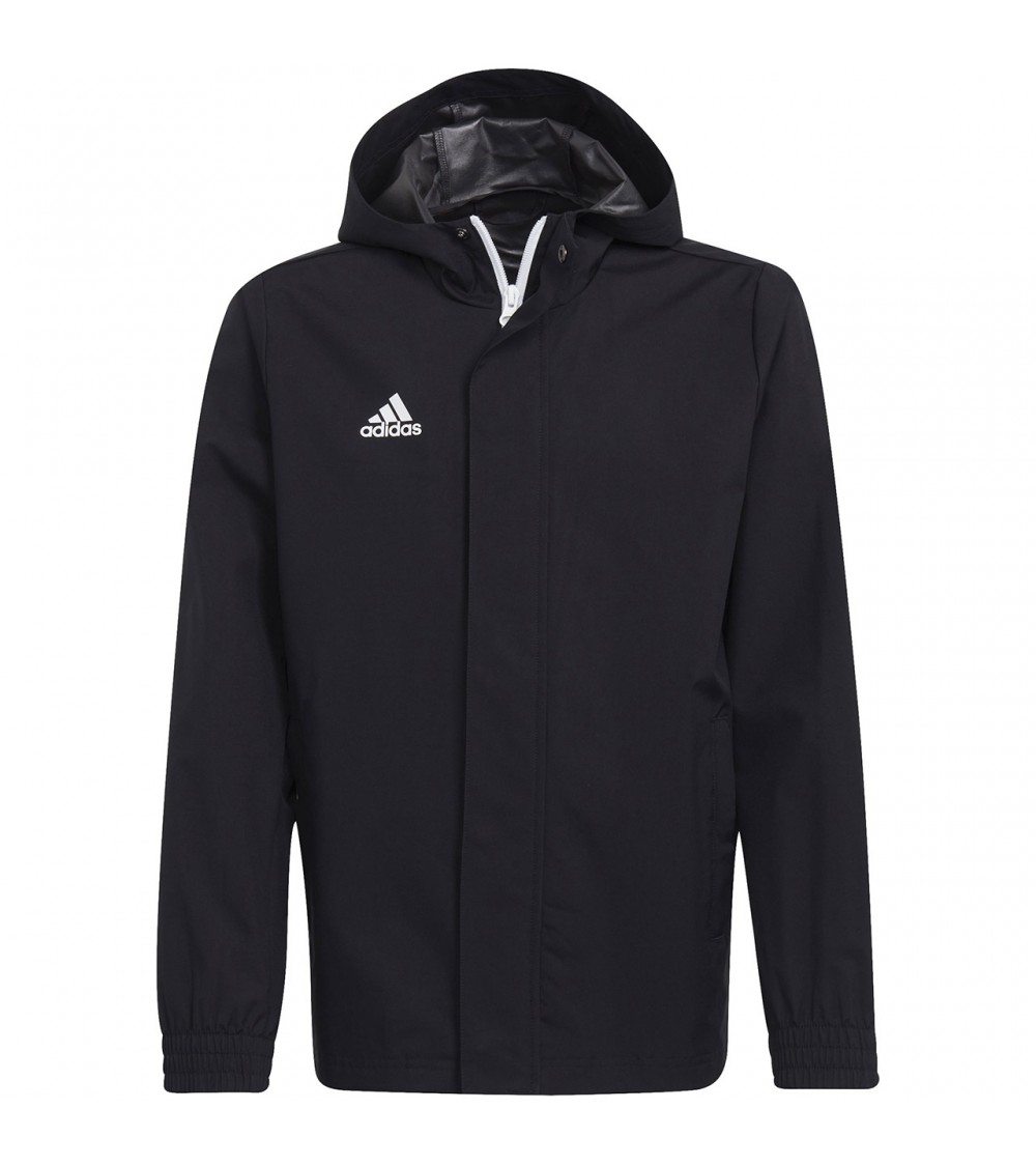 Kurtka dla dzieci adidas Entrada 22 All-Weather czarna IK4014