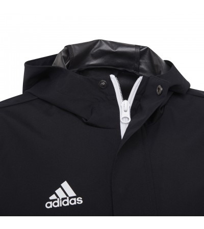 Kurtka dla dzieci adidas Entrada 22 All-Weather czarna IK4014