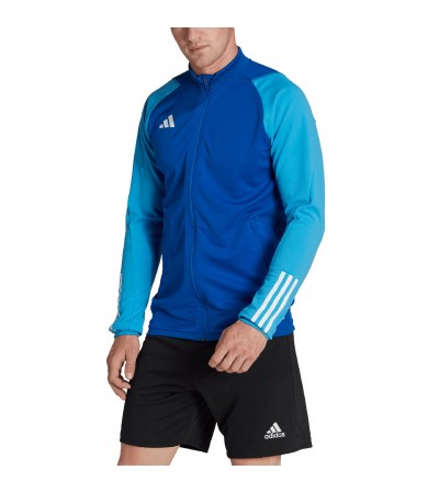 Bluza męska adidas Tiro 23 Competition Training niebieska HU1305