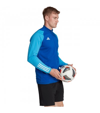 Bluza męska adidas Tiro 23 Competition Training niebieska HU1305