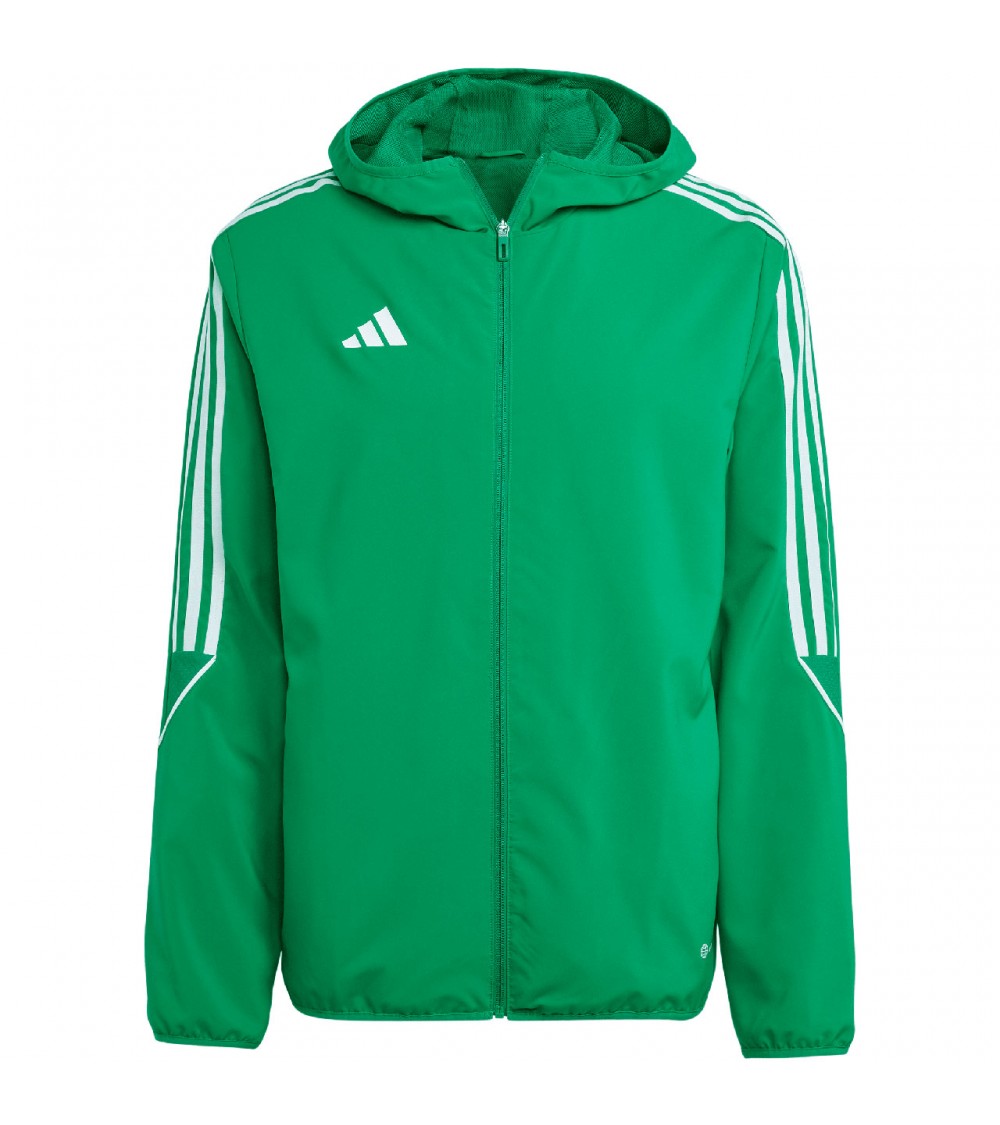 Kurtka męska adidas Tiro 23 League Windbreaker zielona IA1620