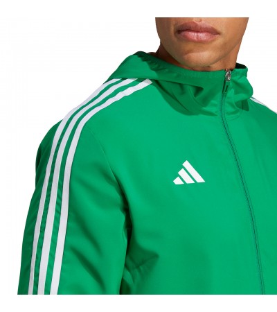 Kurtka męska adidas Tiro 23 League Windbreaker zielona IA1620