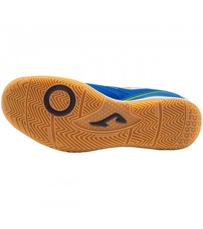 Buty piłkarskie Joma Maxima 2304 Indoor niebiesko-zielone fluor  MAXS2304IN