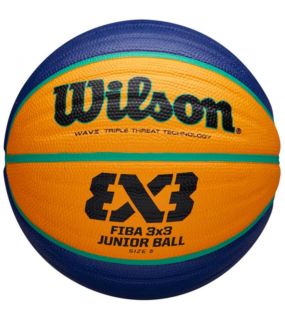 Piłka koszykowa Wilson Fiba 3x3 Junior żółto-niebieska WTB1133XB