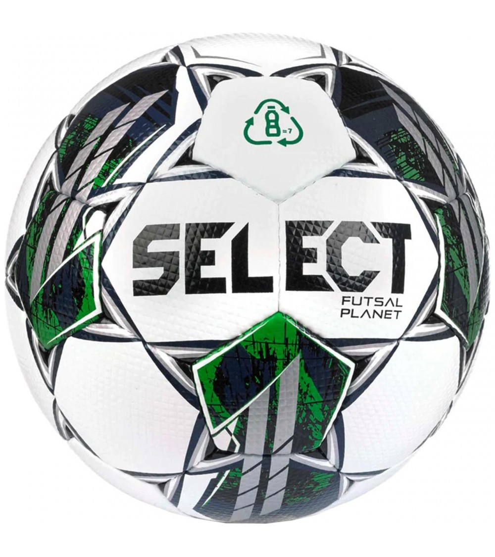 Piłka nożna hala Select Futsal Planet FIFA Basic biało-czarno-szaro-zielona 17646