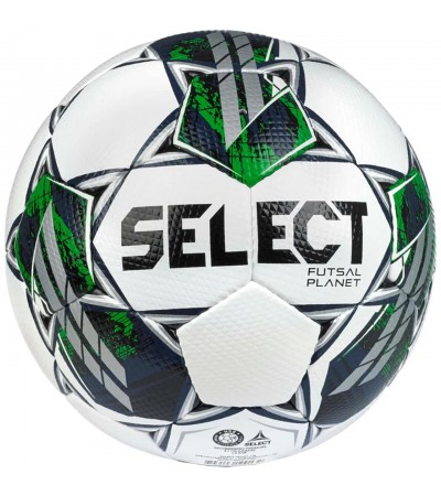 Piłka nożna hala Select Futsal Planet FIFA Basic biało-czarno-szaro-zielona 17646