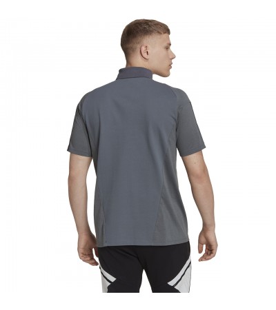 Koszulka męska adidas Tiro 23 Competition Polo szara HU1344