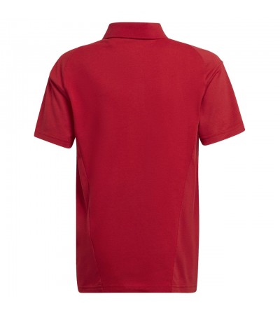 Koszulka dla dzieci adidas Tiro 23 Competition Cotton Polo czerwona HI4715