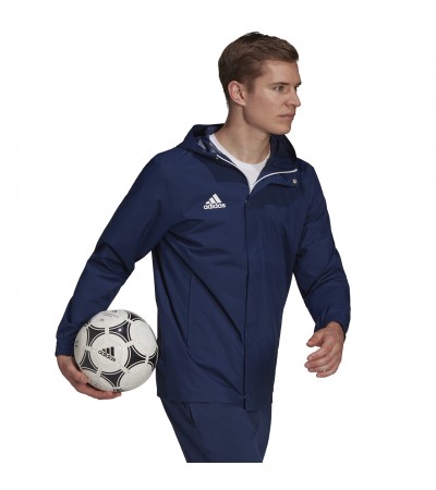 Kurtka męska adidas Entrada 22 All Weather Jacket granatowa IK4011