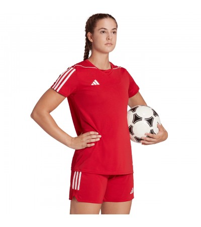 Koszulka damska adidas Tiro 23 League Jersey czerwona HT6549