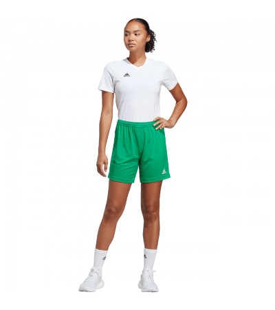 Spodenki damskie adidas Entrada 22 zielone IC7407