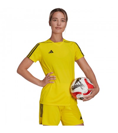Koszulka damska adidas Tiro 23 League Jersey żółta HR4614