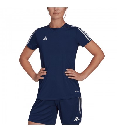 Koszulka damska adidas Tiro 23 League Jersey granatowa HR4613