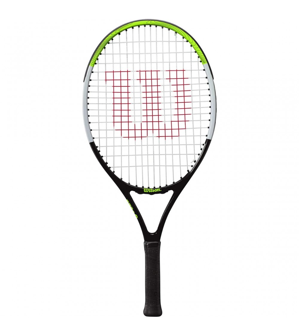 Rakieta do tenisa ziemnego Wilson Blade Feel RKT 23 3 5/8 czarno-szaro-zielona WR057610U