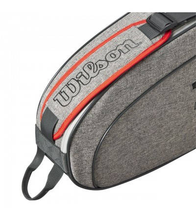 Torba tenisowa Wilson Team 3PK szaro-czarna WR8022801001