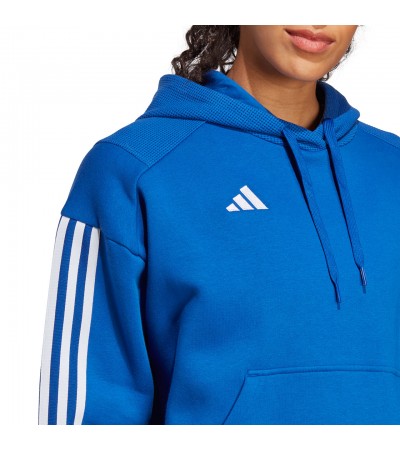 Bluza damska adidas Tiro 23 Competition Cotton Hoodie niebieska IC4617