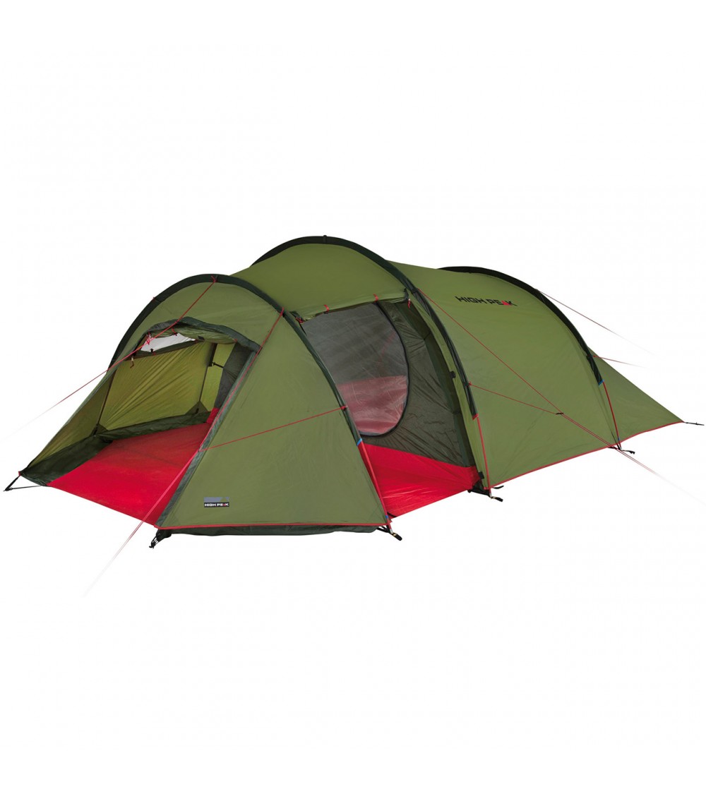 Namiot High Peak Falcon 4 oliwkowo-czerwony 10327