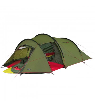 Namiot High Peak Falcon 4 oliwkowo-czerwony 10327
