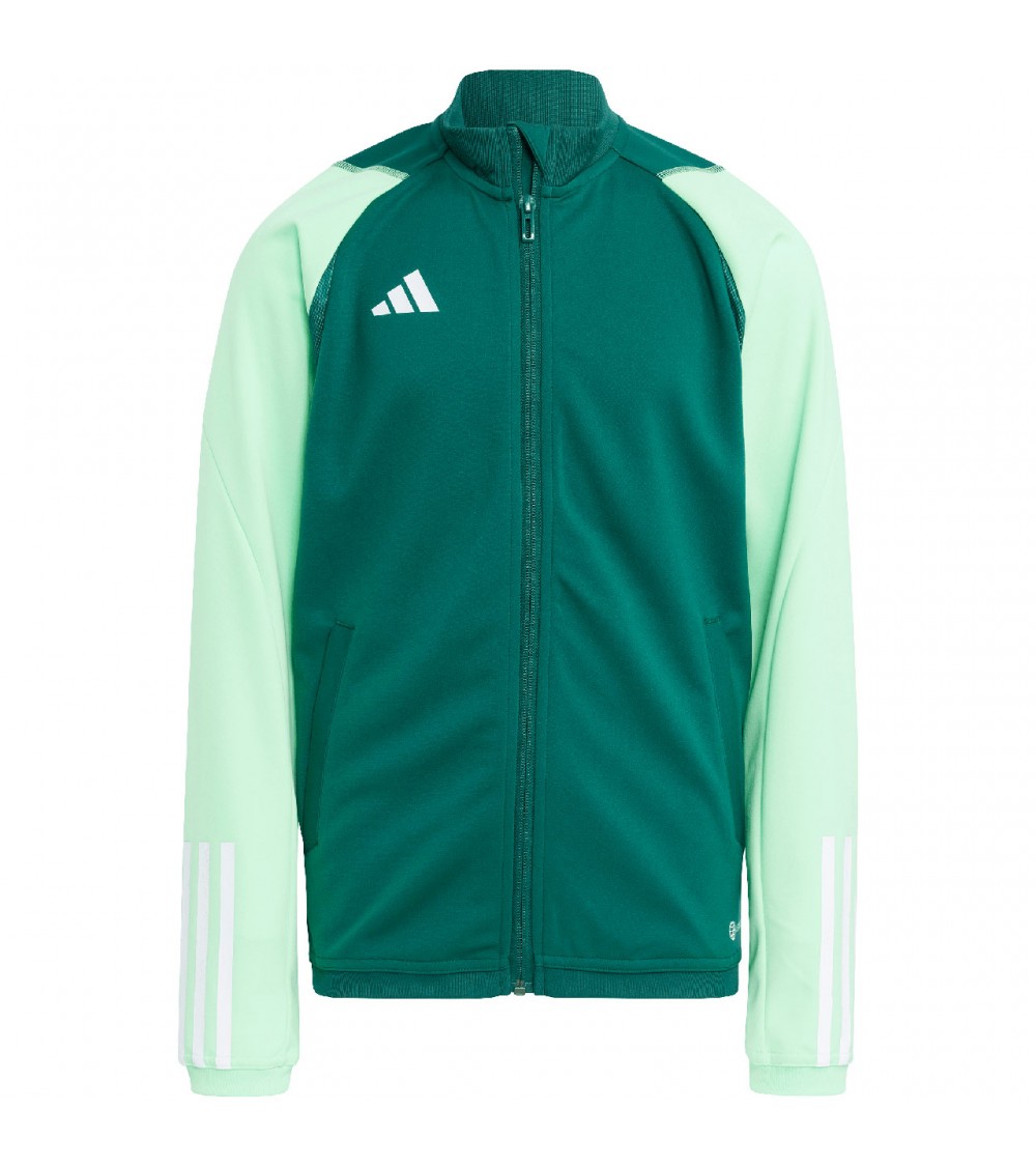 Bluza dla dzieci adidas Tiro 23 Competition Training zielona HU1314