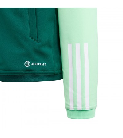 Bluza dla dzieci adidas Tiro 23 Competition Training zielona HU1314