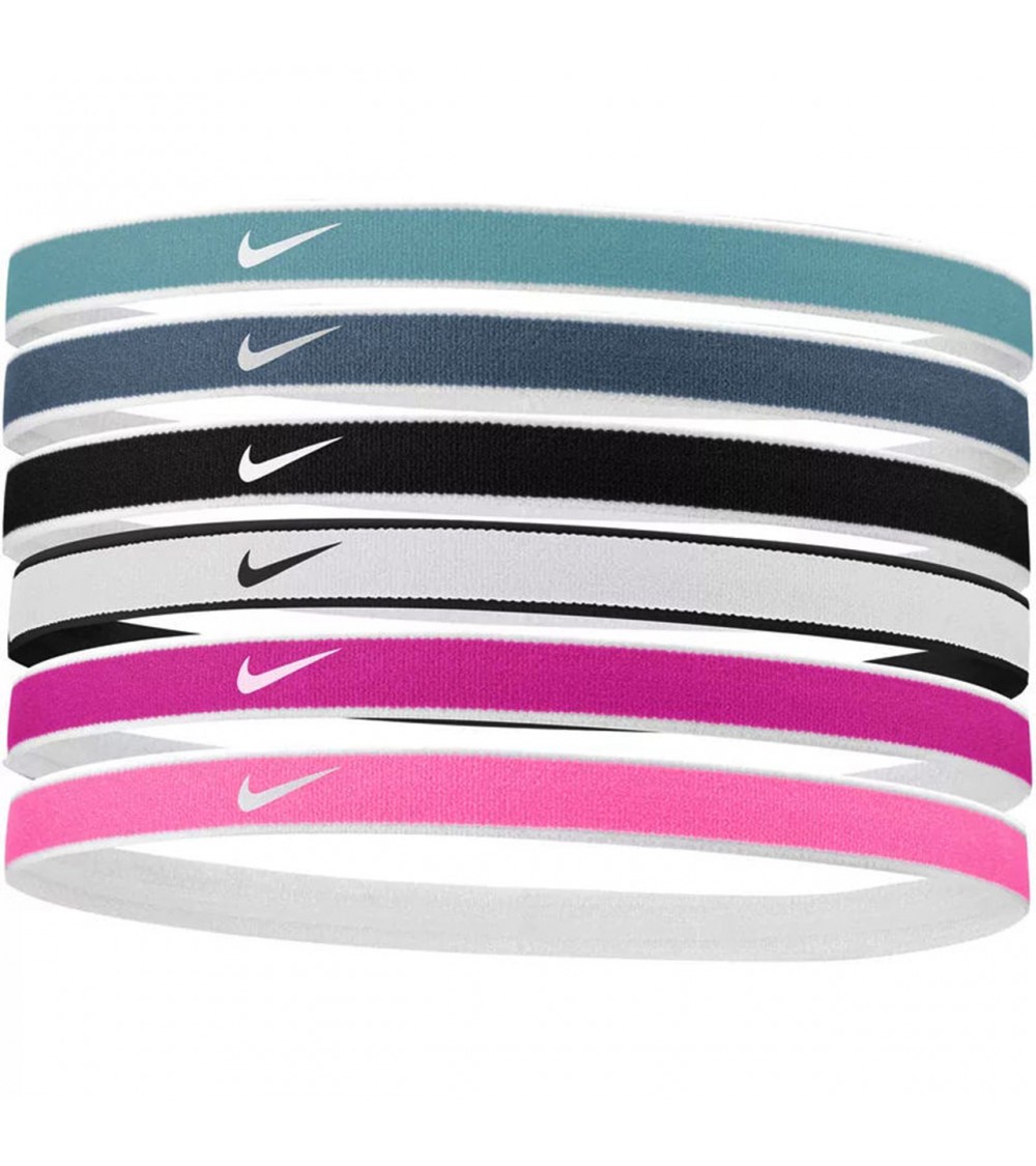 Opaski na głowę Nike Swoosh Sport 6 szt. N1002021412OS