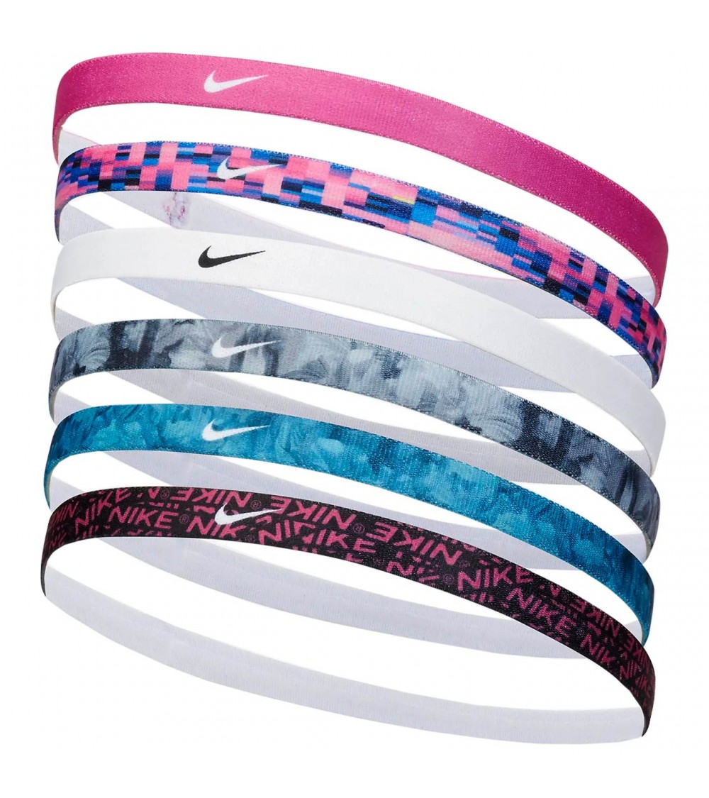 Opaski na głowę Nike Printed 6 szt. N0002545611OS