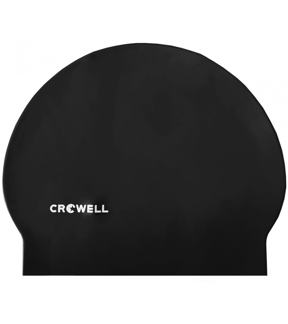 Czepek pływacki latex Crowell Atol czarny kol.1