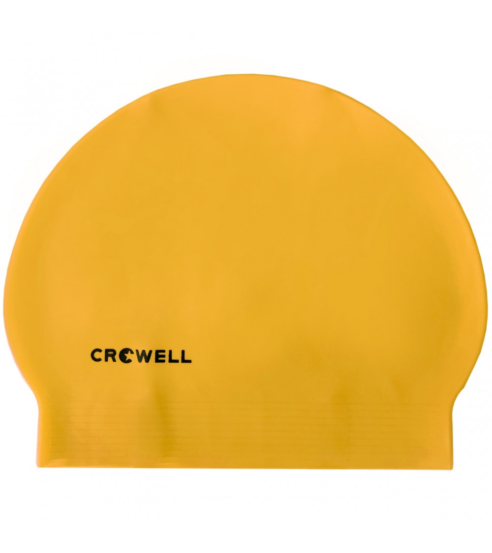 Czepek pływacki latex Crowell Atol żółty kol.2