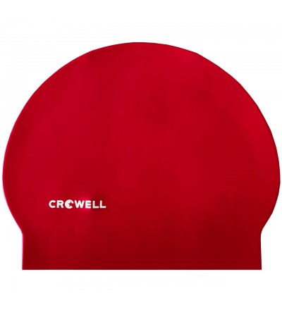 Czepek pływacki latex Crowell Atol czerwony kol.4