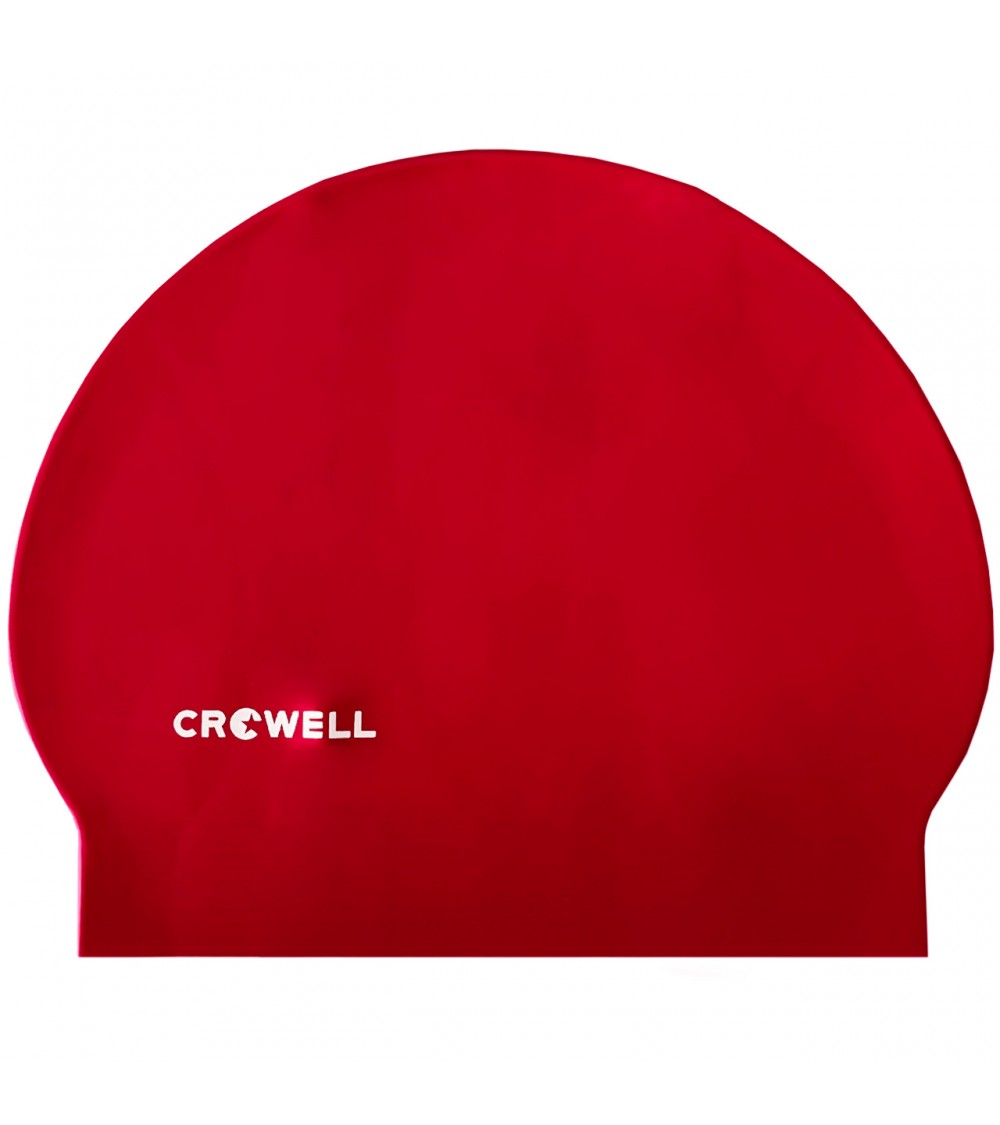 Czepek pływacki latex Crowell Atol czerwony kol.4
