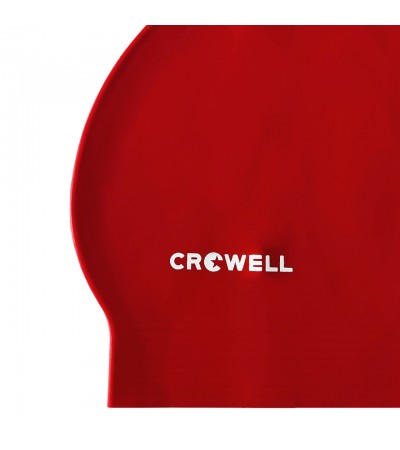 Czepek pływacki latex Crowell Atol czerwony kol.4