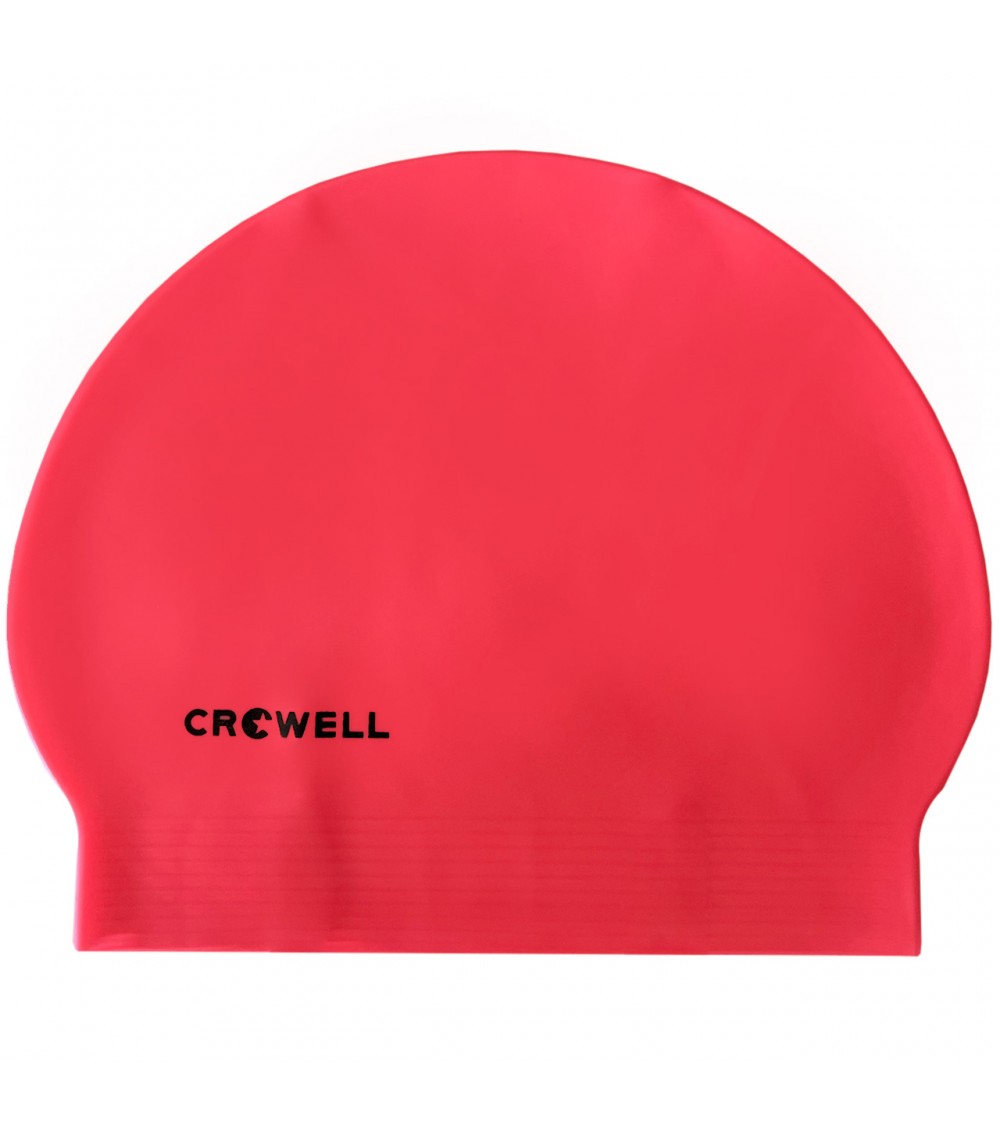 Czepek pływacki latex Crowell Atol różowy kol.5