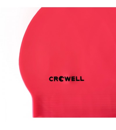 Czepek pływacki latex Crowell Atol różowy kol.5