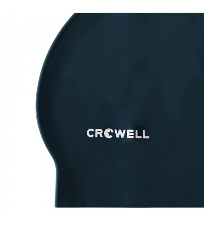 Czepek pływacki latex Crowell Atol granatowy kol.8