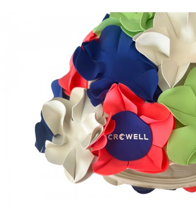 Czepek pływacki Crowell Kwiaty Flower kolorowy kol.5