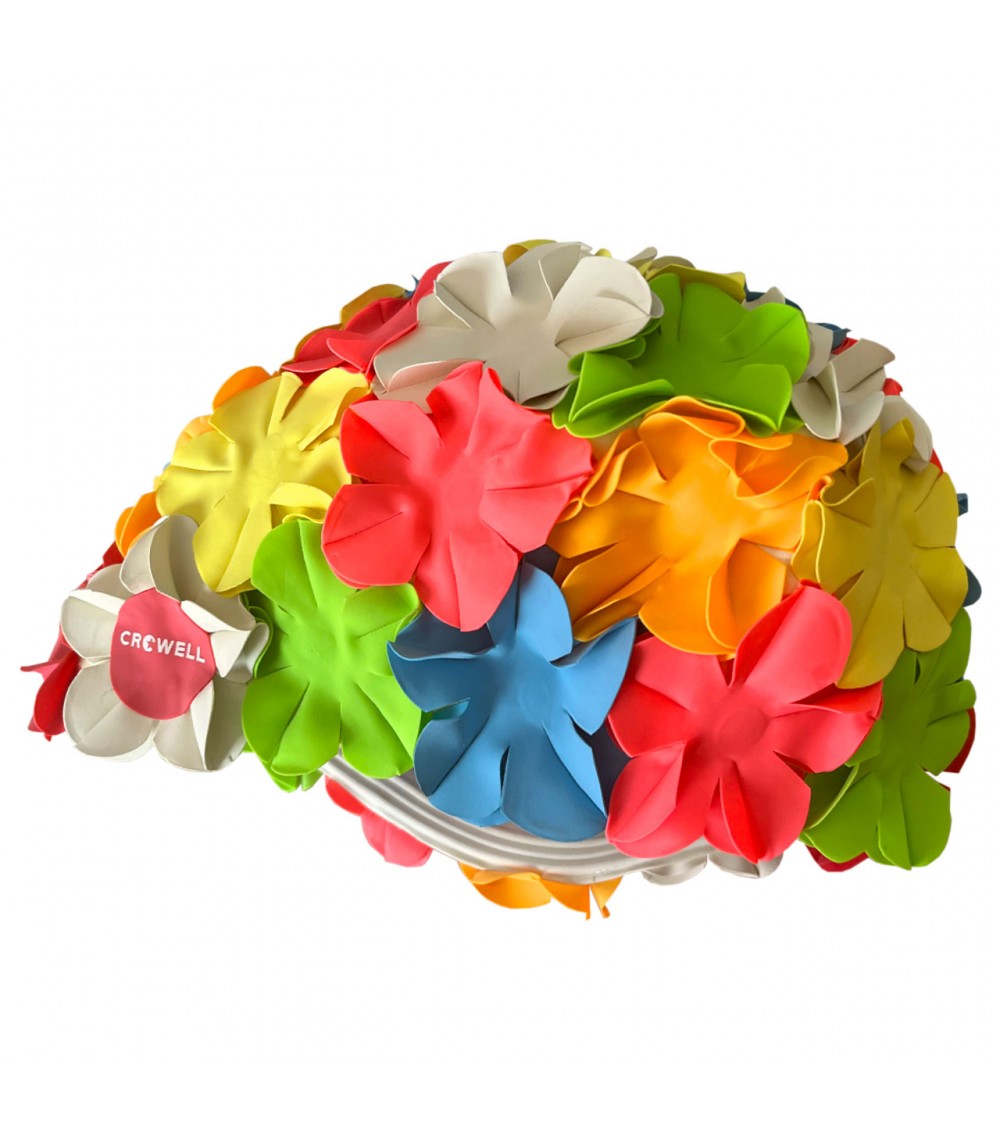 Czepek pływacki Crowell Kwiaty Flower kolorowy kol.6