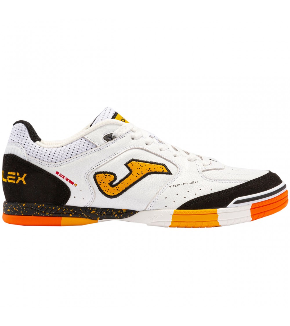Buty piłkarskie Joma Top Flex Indoor 2302 biało-czarne TOPW2302IN