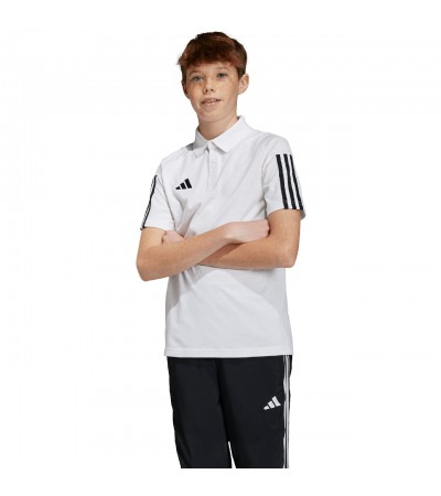 Koszulka dla dzieci adidas Tiro 23 Competition Cotton biała IC4576