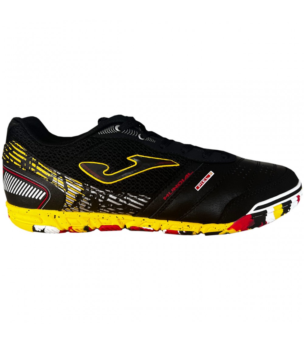 Buty piłkarskie Joma Mundial 2331 Indoor czarno-żółte MUNW2331IN