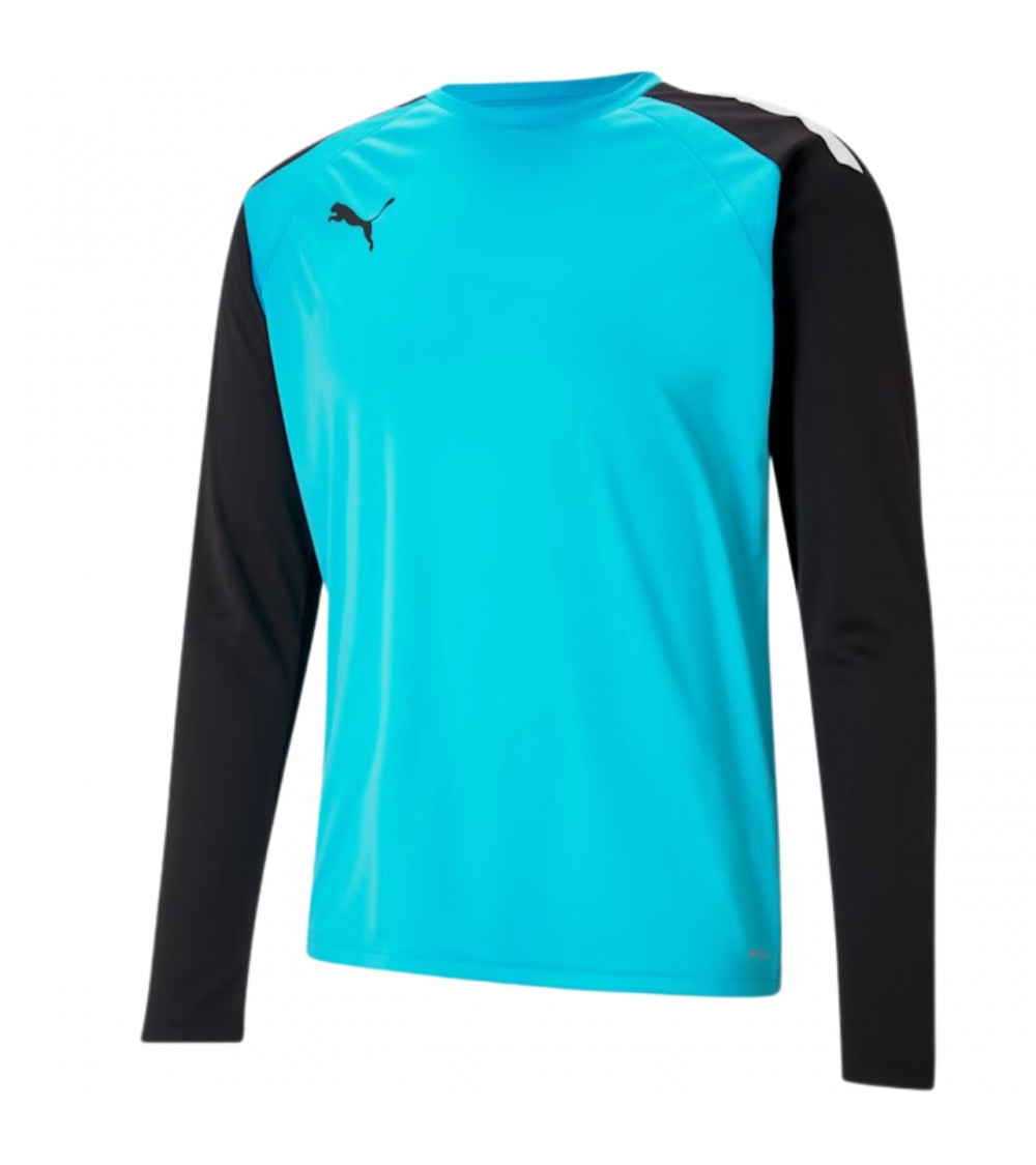Koszulka bramkarska męska Puma teamPACER GK LS niebiesko-czarna 704933 40